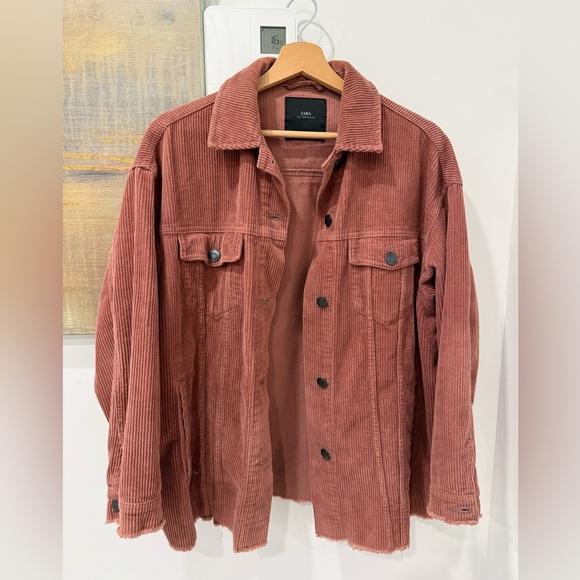 Zara Jackets & Blazers - Zara Women's Corduroy Blazer - Warm Terracotta